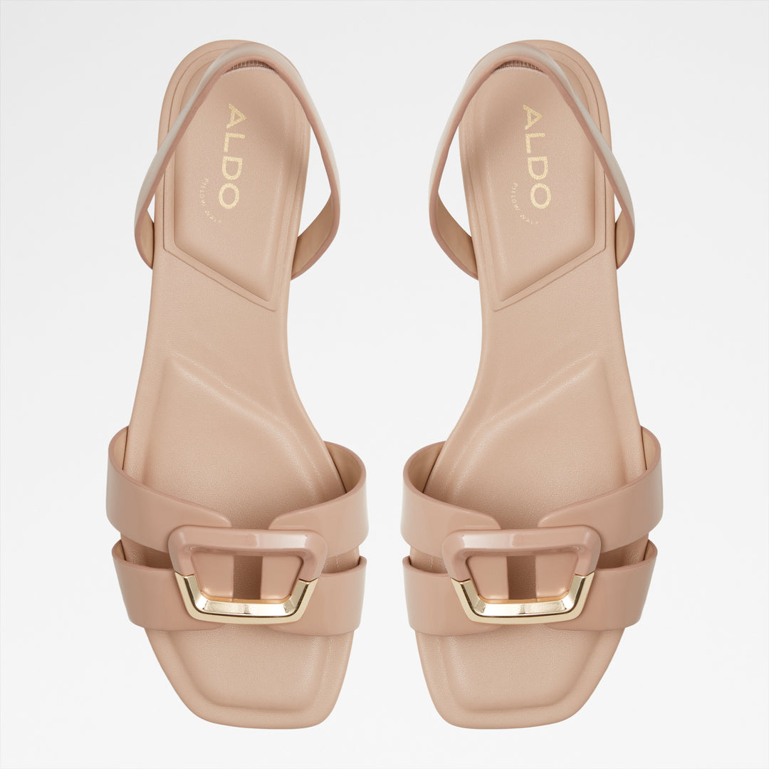 Sandálias rasas em bege - ALAMAENDAR