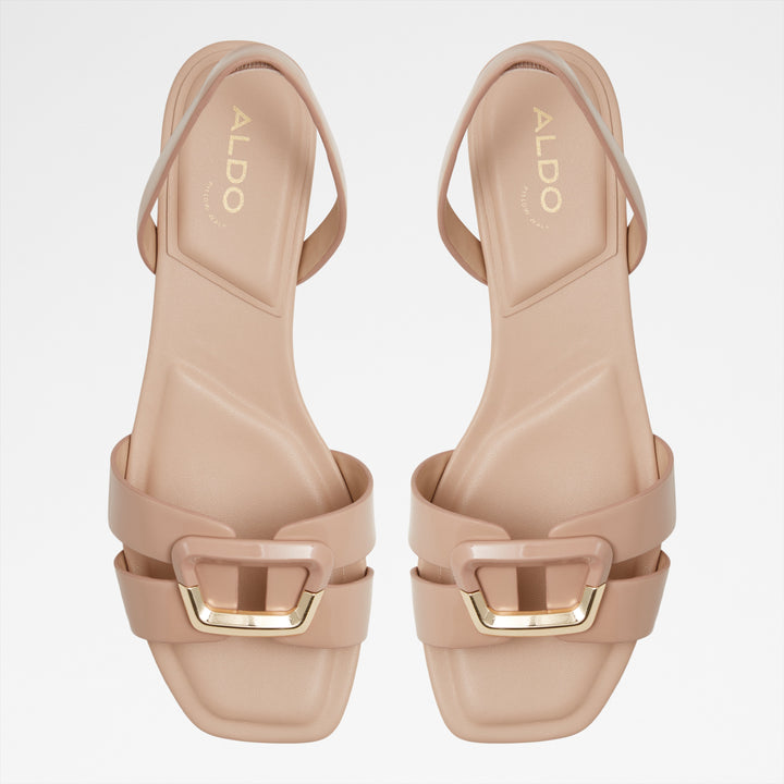 Sandálias rasas em bege - ALAMAENDAR