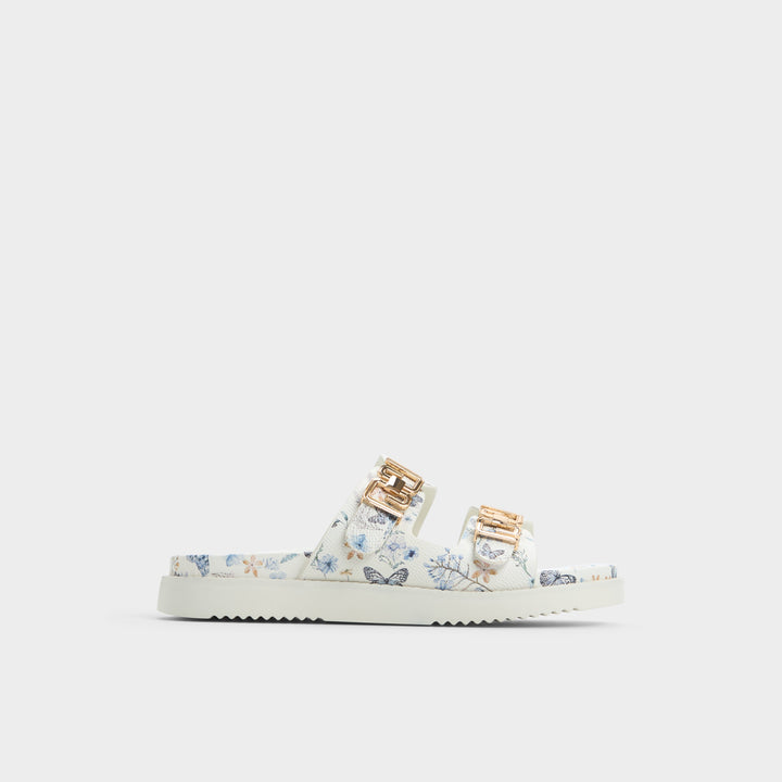 Sandálias rasas em branco - ALESSIE