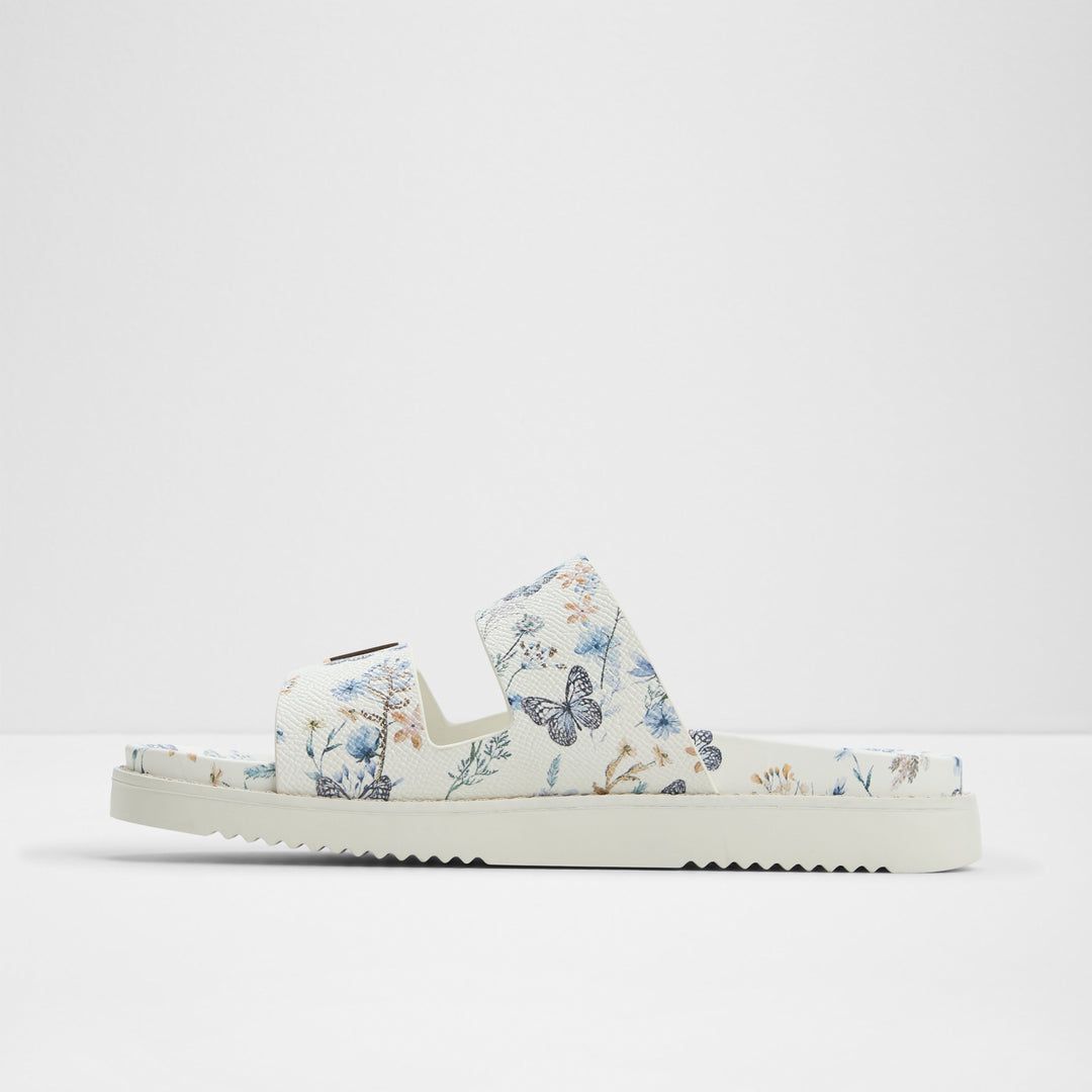 Sandálias rasas em branco - ALESSIE