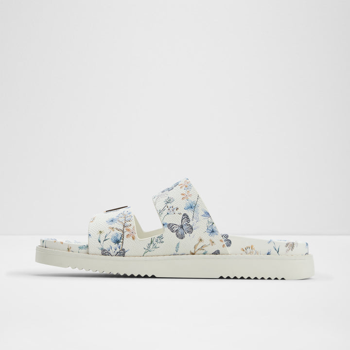 Sandálias rasas em branco - ALESSIE