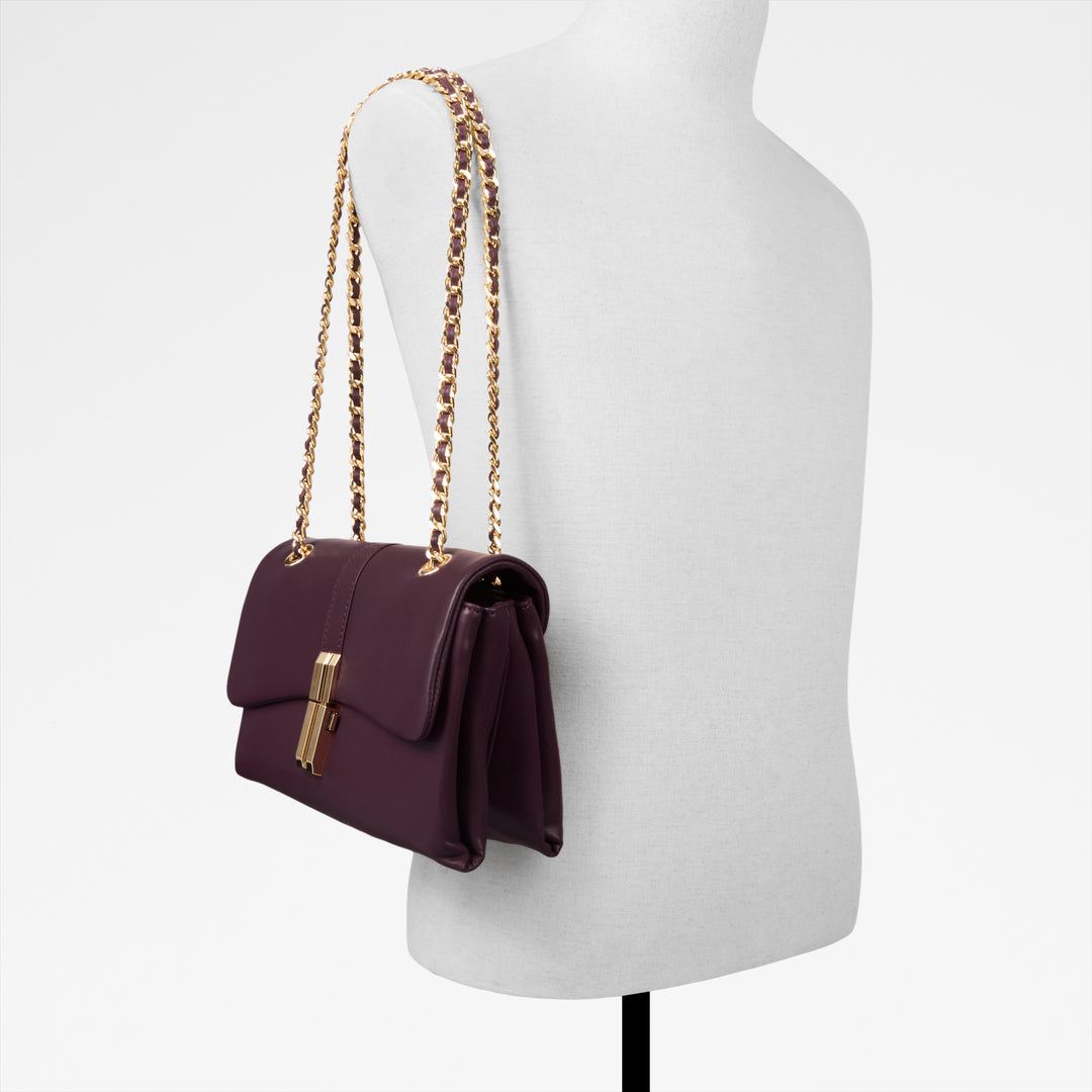 Mala de tiracolo em bordô - ALICIE