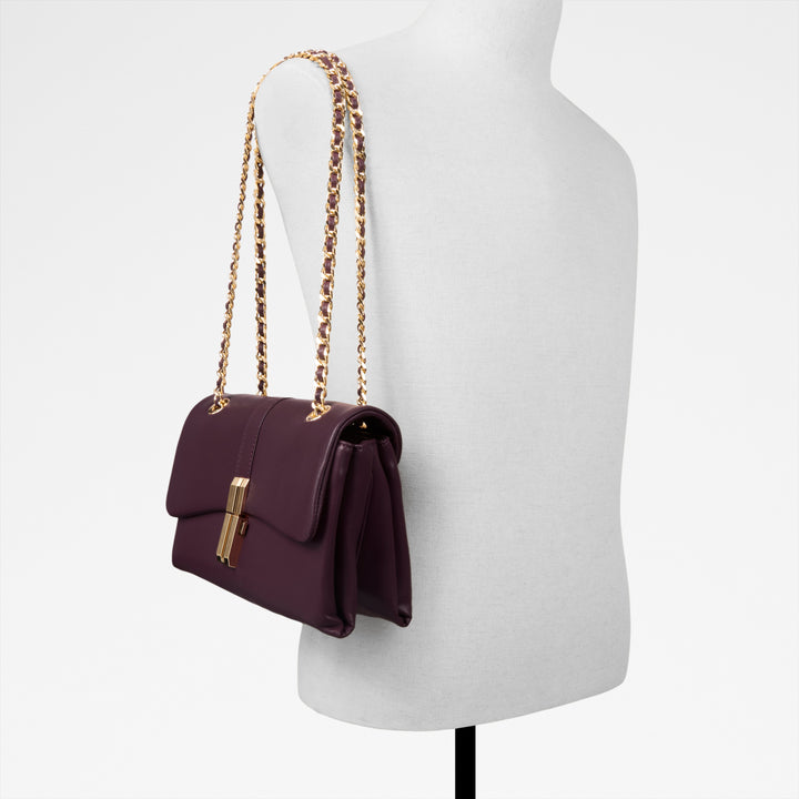 Mala de tiracolo em bordô - ALICIE