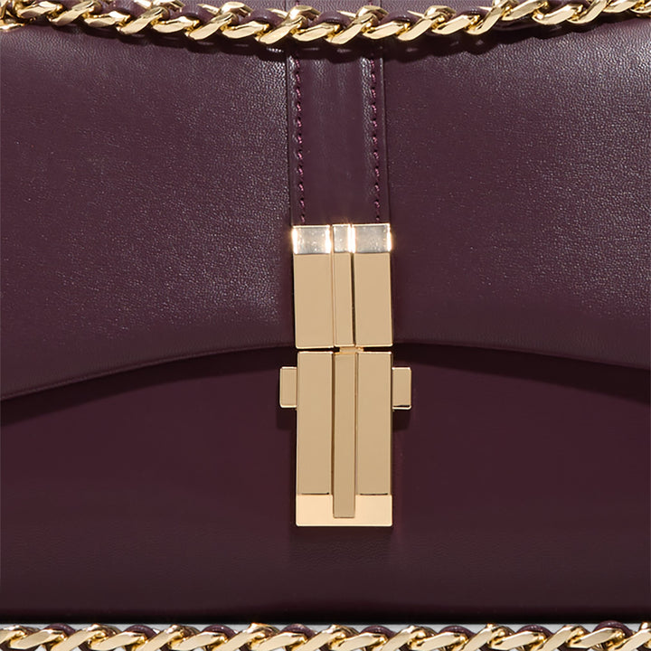 Mala de tiracolo em bordô - ALICIE