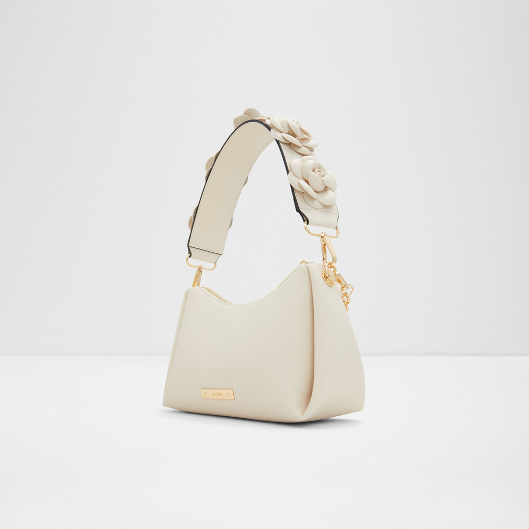 Mala de ombro em branco cru - ANNALERIA