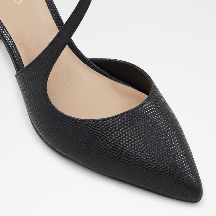 Sapatos em preto, salto em bloco - ANNODAR