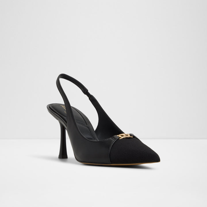 Sapatos em preto, salto fino - AUGUSTAS