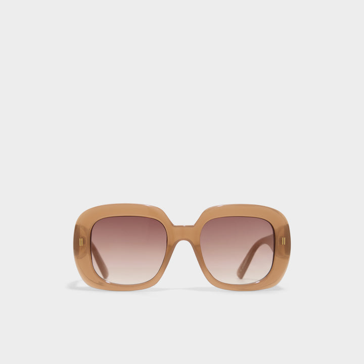 Óculos de Sol Mulher ALDO Bege Oversized com Lentes Degradé