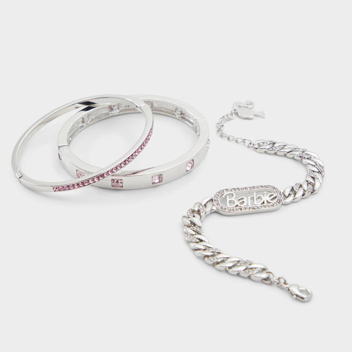 Pulseiras em prateado - BARBIEDUO
