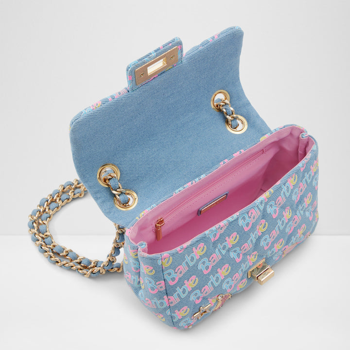 Mala de tiracolo em azul denim - BARBIEPLUSH