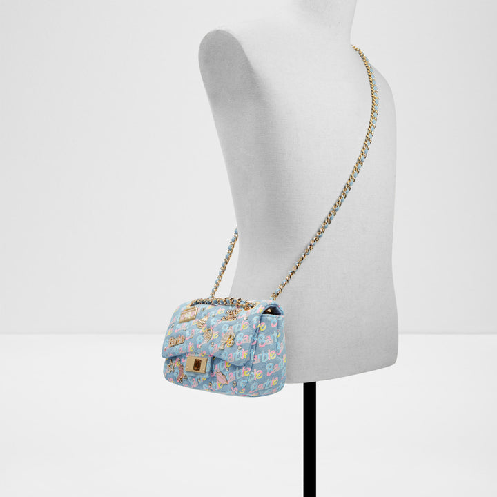 Mala de tiracolo em azul denim - BARBIEPLUSH