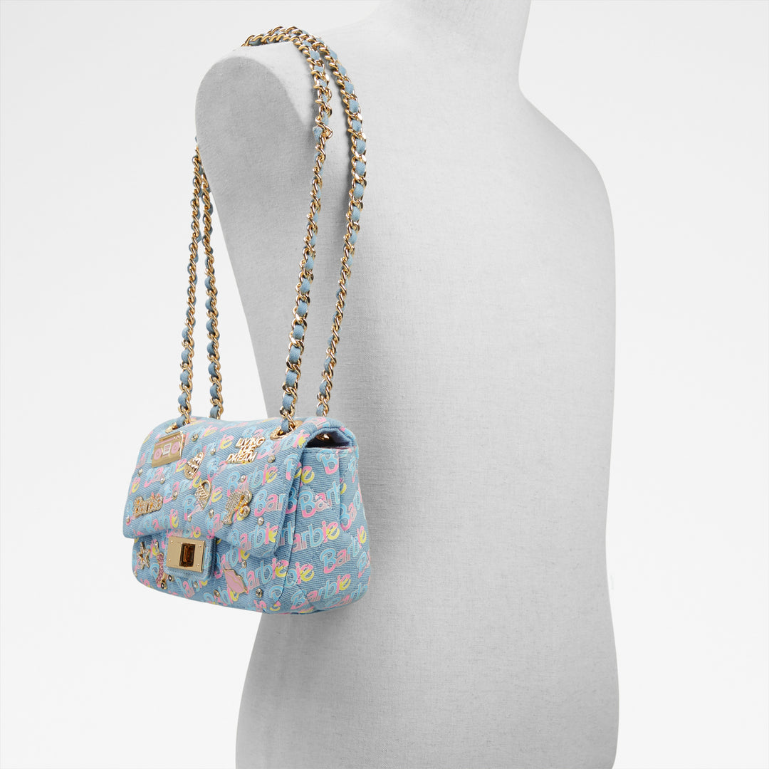 Mala de tiracolo em azul denim - BARBIEPLUSH