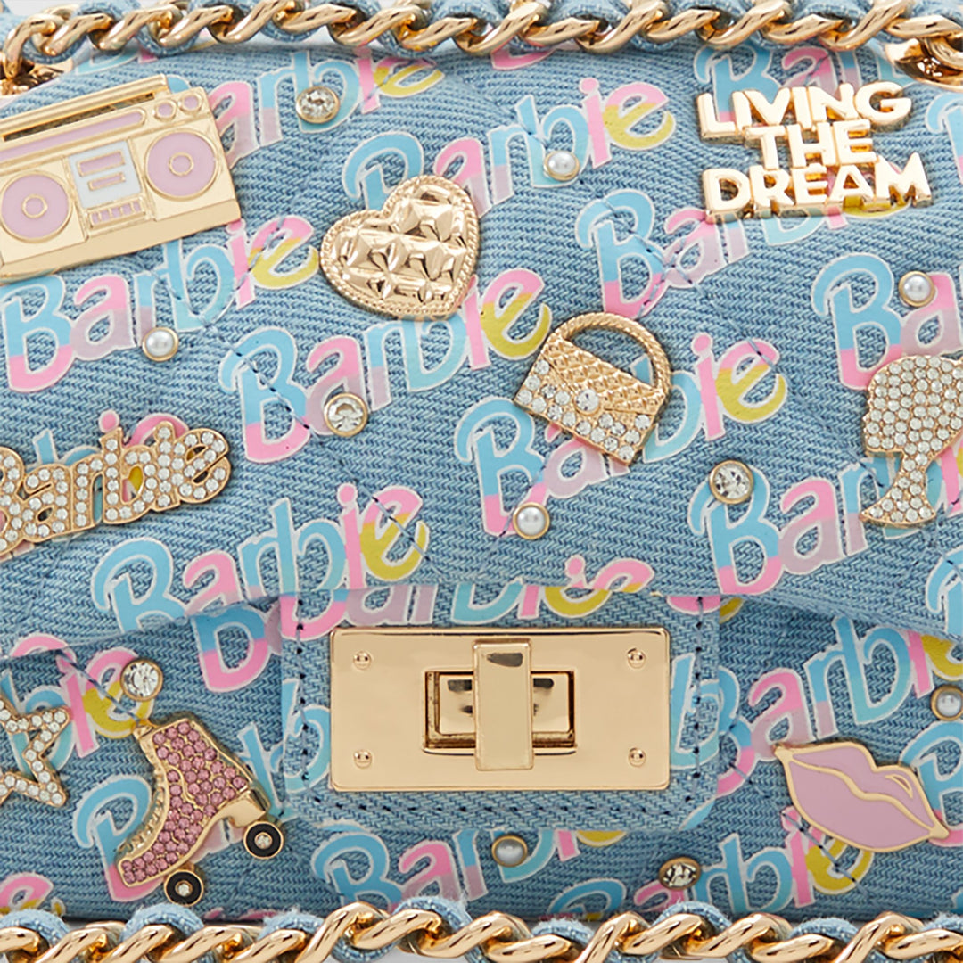 Mala de tiracolo em azul denim - BARBIEPLUSH