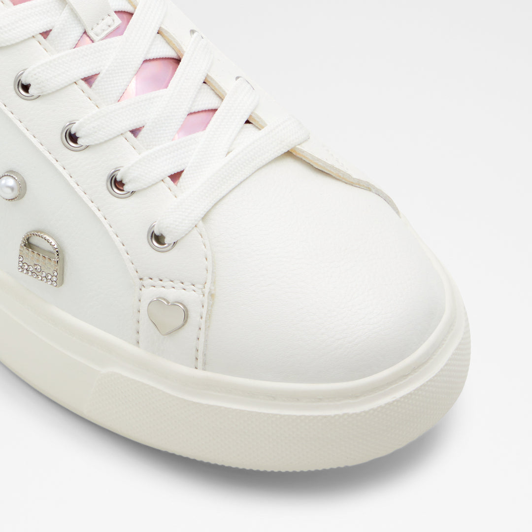 Sapatilhas rasas em branco - BARBIESNEAKR