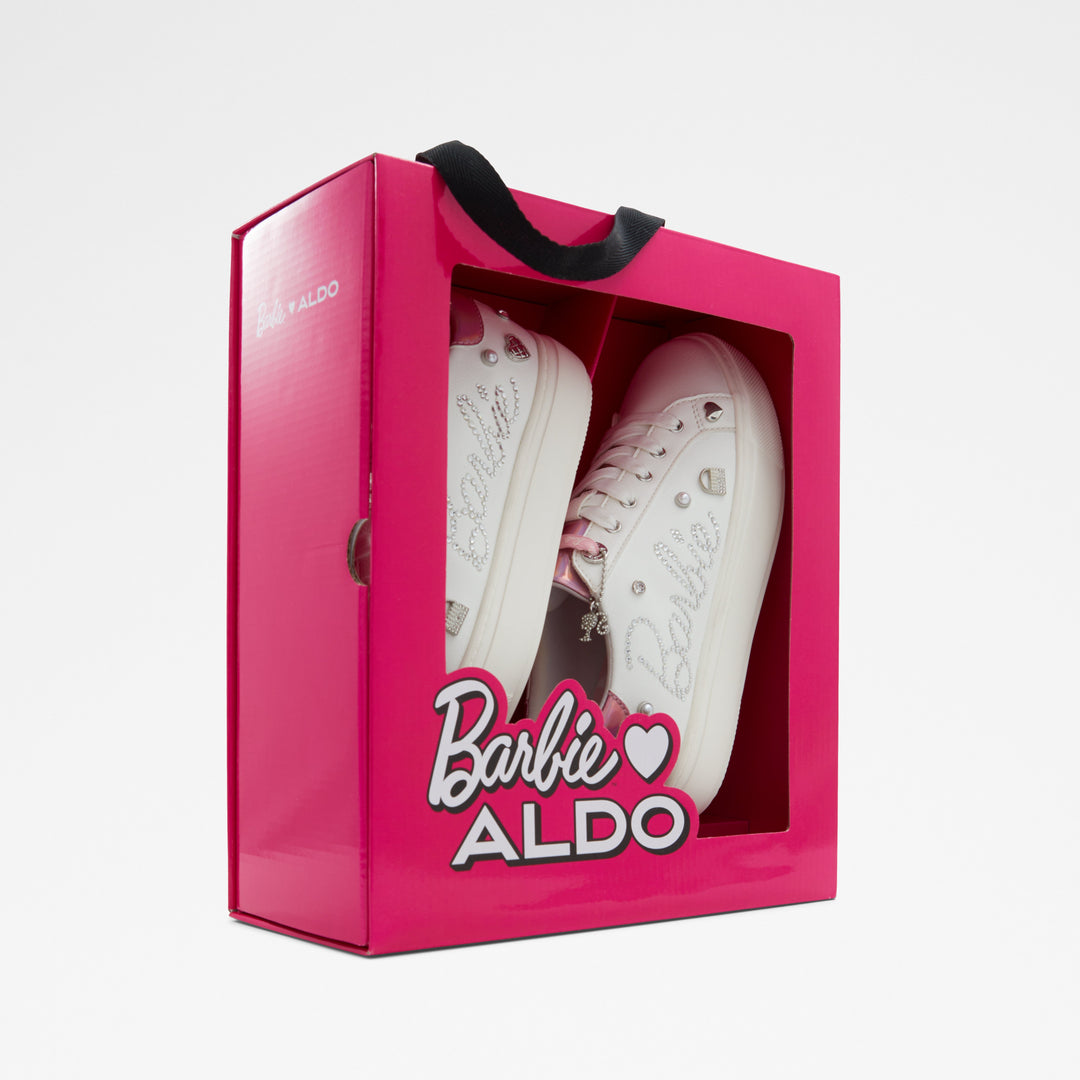 Sapatilhas rasas em branco - BARBIESNEAKR