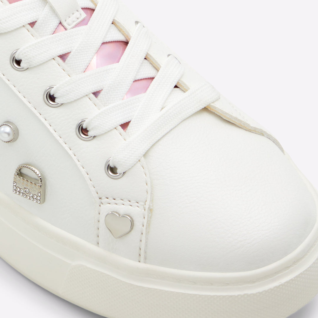 Sapatilhas rasas em branco - BARBIESNEAKR