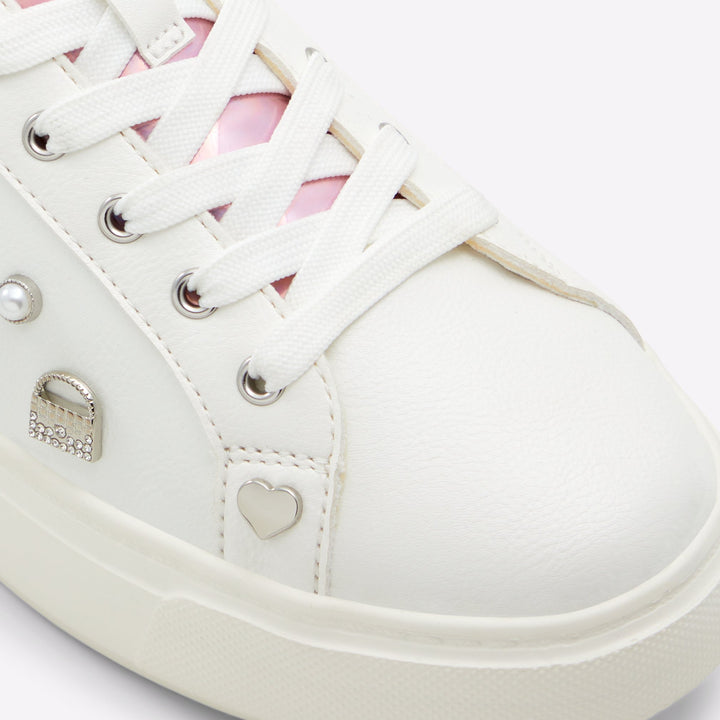 Sapatilhas rasas em branco - BARBIESNEAKR