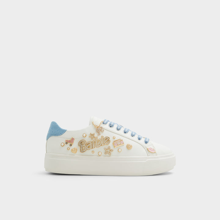 Sapatilhas rasas em branco - BARBIESTEP