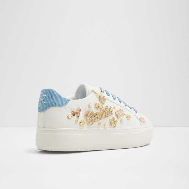 Sapatilhas rasas em branco - BARBIESTEP