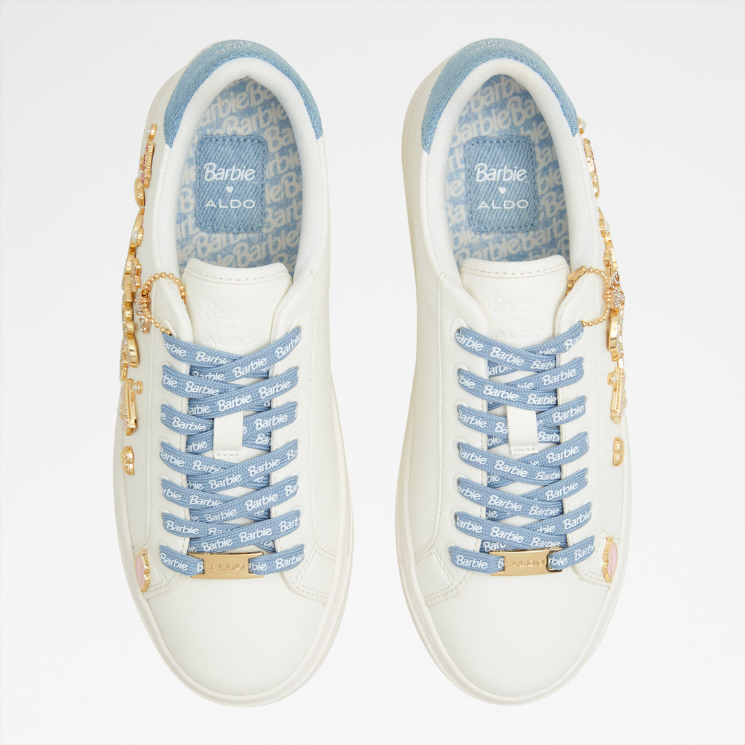 Sapatilhas rasas em branco - BARBIESTEP