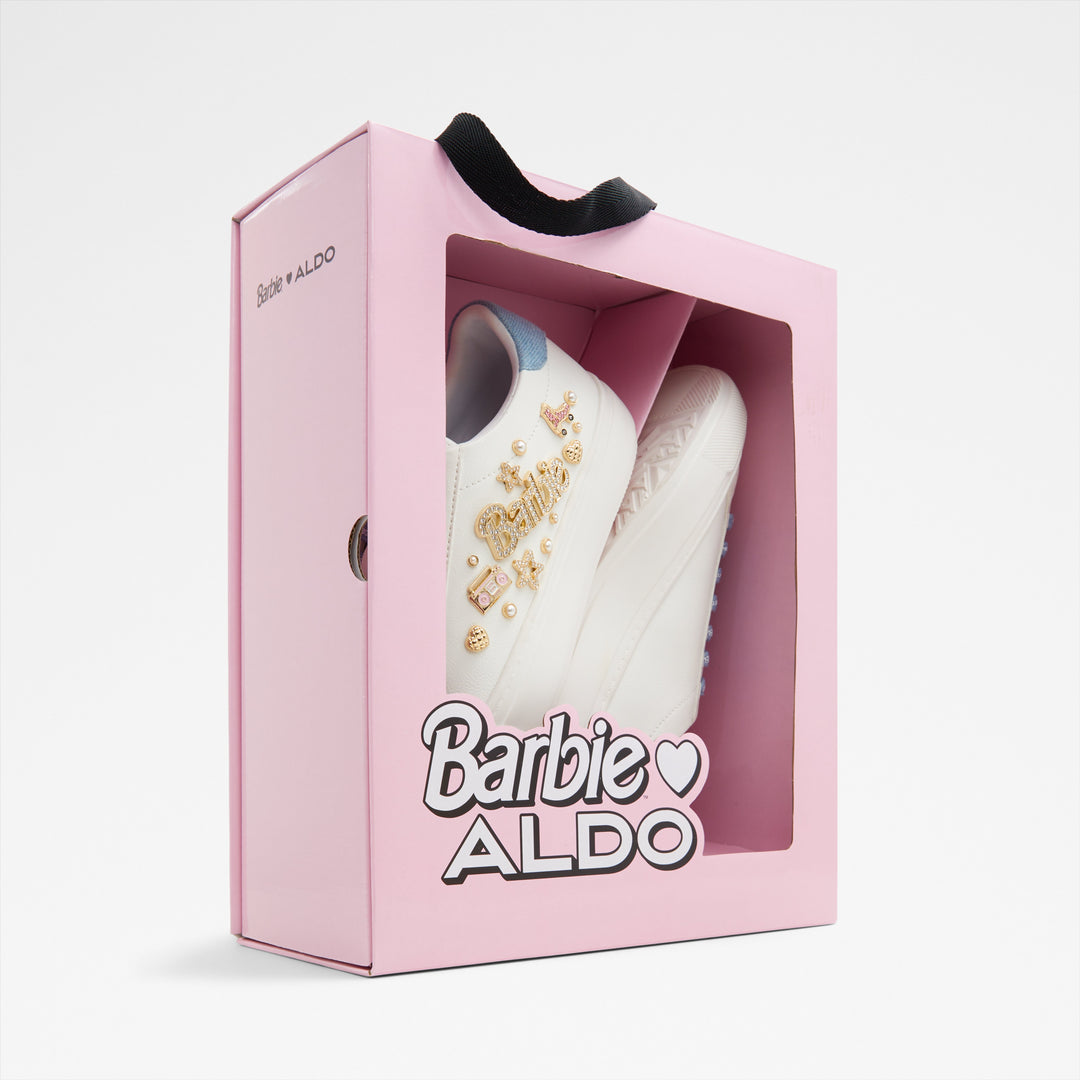 Sapatilhas rasas em branco - BARBIESTEP