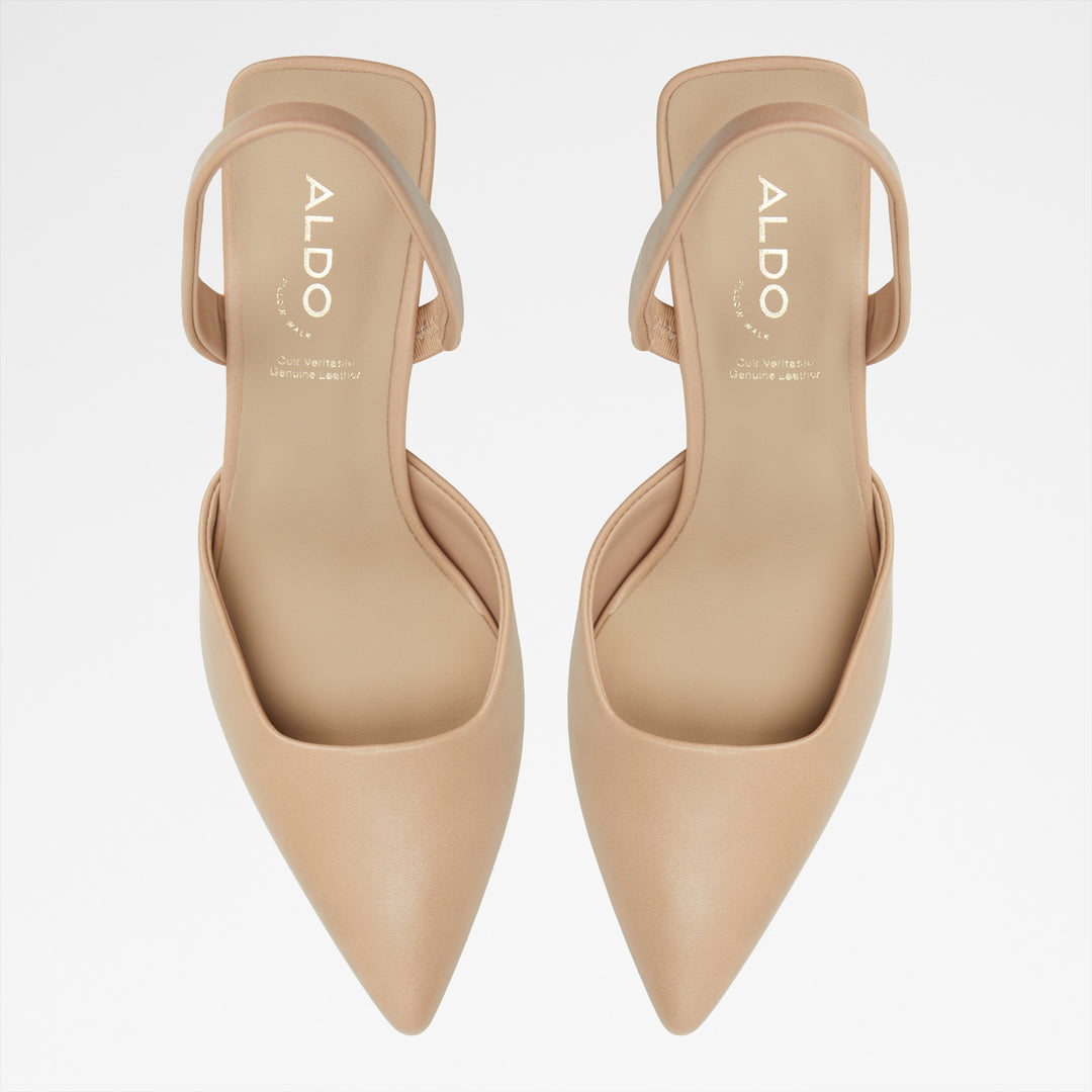 Sapatos em bege, salto em funil - BASANTI