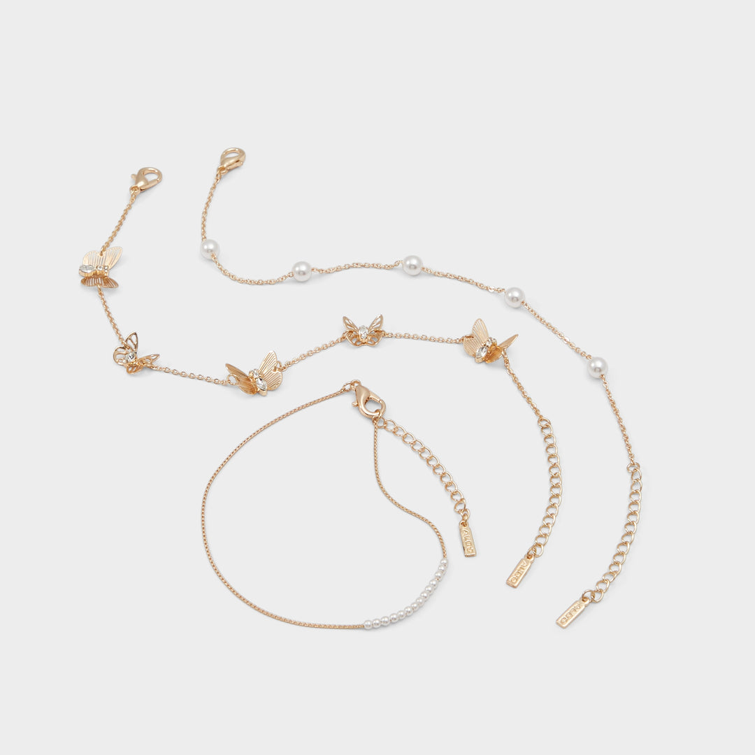 Pulseiras em dourado - BELLAPEARL
