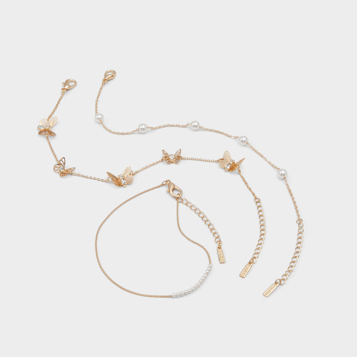 Pulseiras em dourado - BELLAPEARL