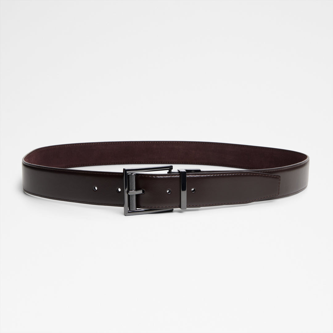 Cinto em pele castanho - BENJJAMIN