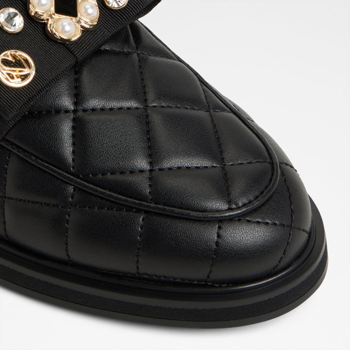 Mocassins rasos em preto - BISSAMO