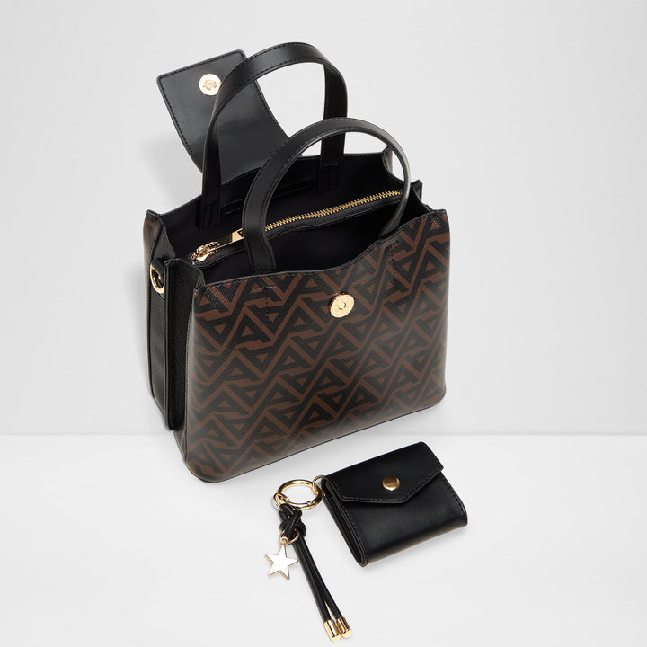 Mala de mão em castanho - CALIORA