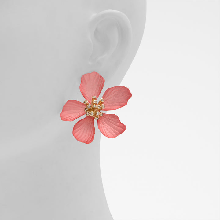 Brincos longos em rosa - CAMMELIA