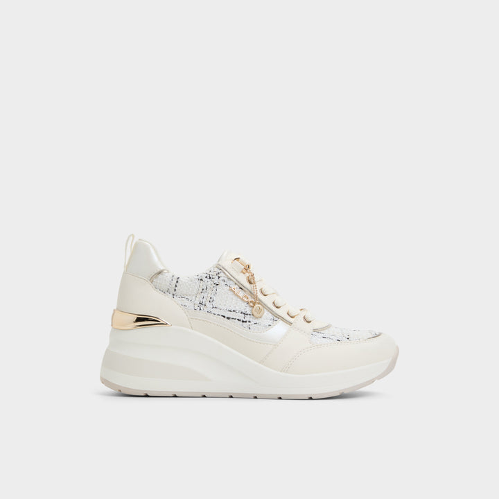 Sapatilhas de cunha em branco cru - CAROTERIEL