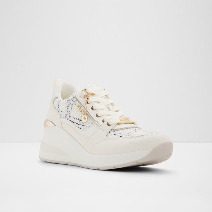 Sapatilhas de cunha em branco cru - CAROTERIEL