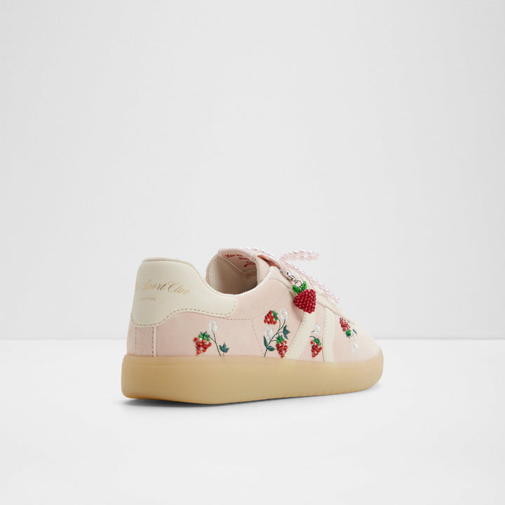 Sapatilhas rasas em pele rosa - CHICSNEAKER