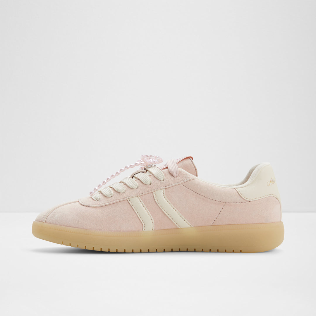Sapatilhas rasas em pele rosa - CHICSNEAKER