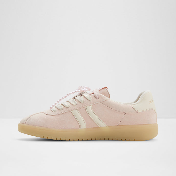 Sapatilhas rasas em pele rosa - CHICSNEAKER