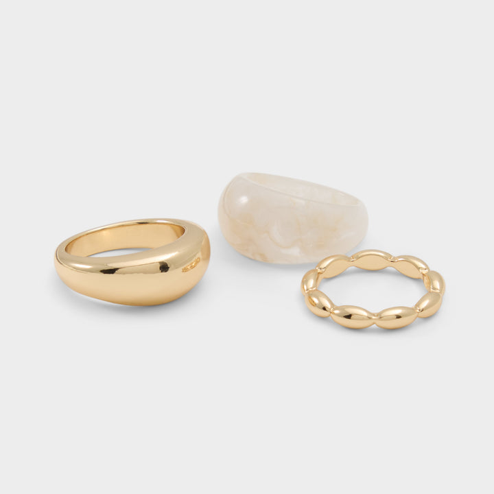 Anéis em dourado - CLEARGLO