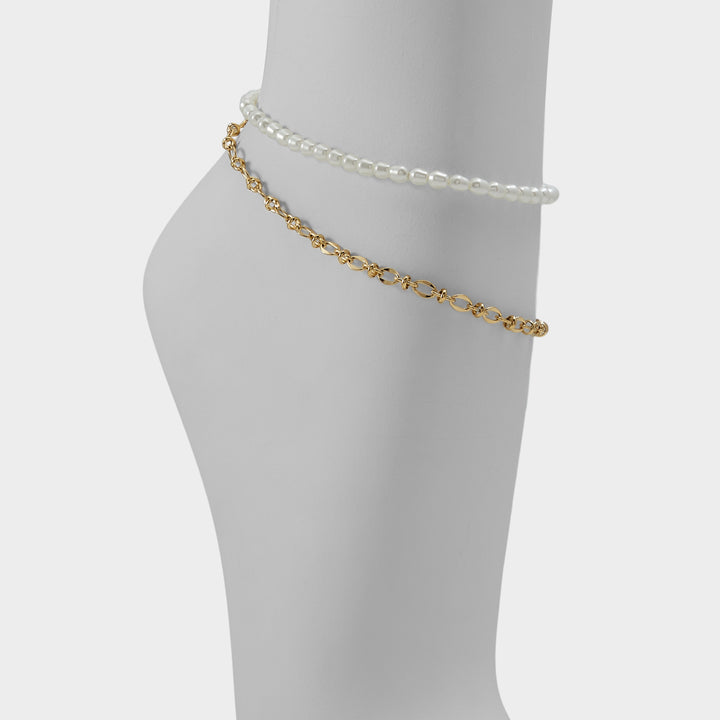 Pulseiras de tornozelo em dourado - COURTSIIDE