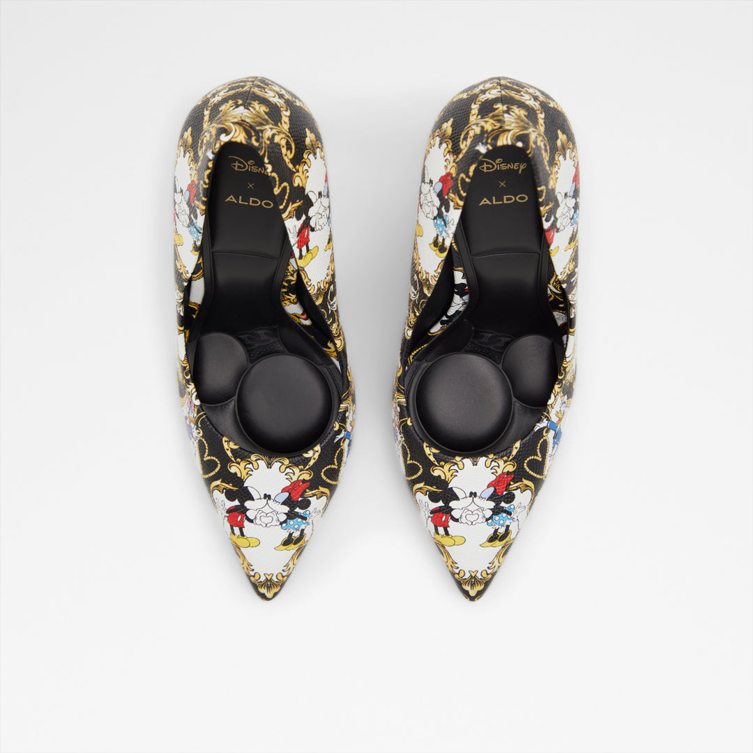 Sapatos em preto, salto fino - D100STESSY