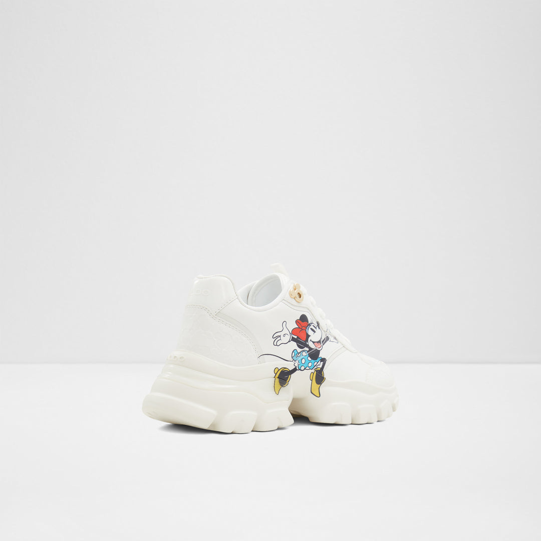 Sapatilhas rasas em branco - D100ZTRAINER