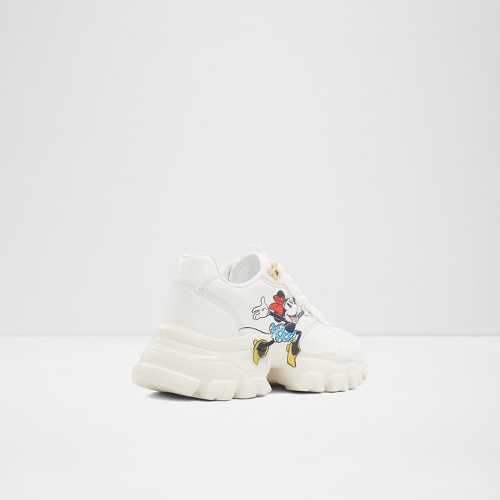 Sapatilhas rasas em branco - D100ZTRAINER