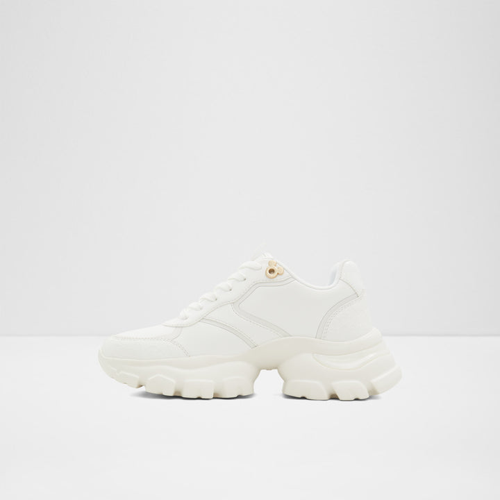 Sapatilhas rasas em branco - D100ZTRAINER