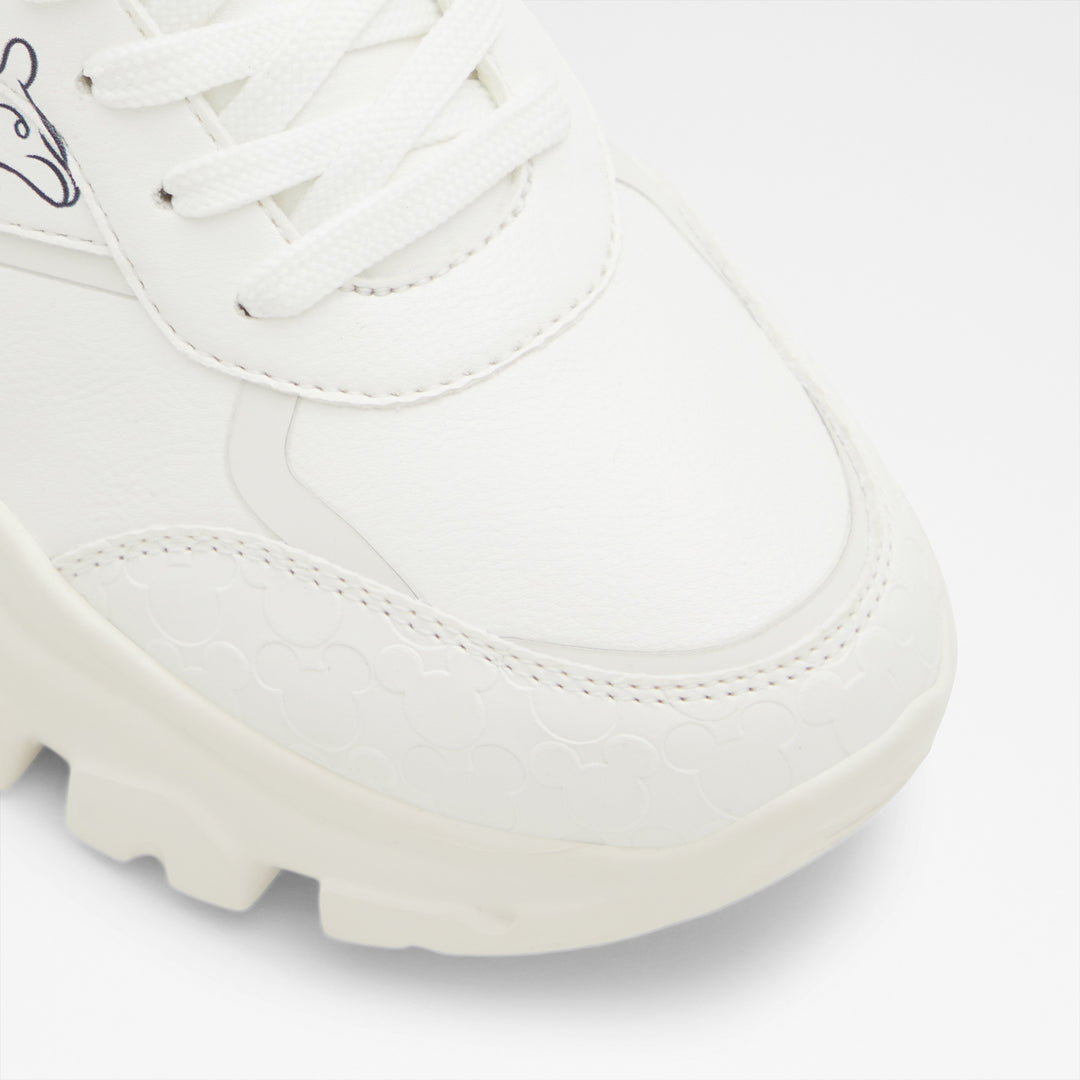 Sapatilhas rasas em branco - D100ZTRAINER