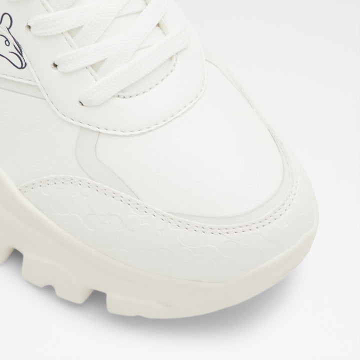 Sapatilhas rasas em branco - D100ZTRAINER