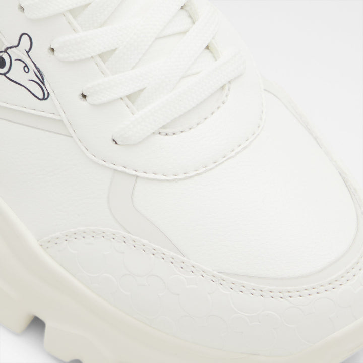 Sapatilhas rasas em branco - D100ZTRAINER