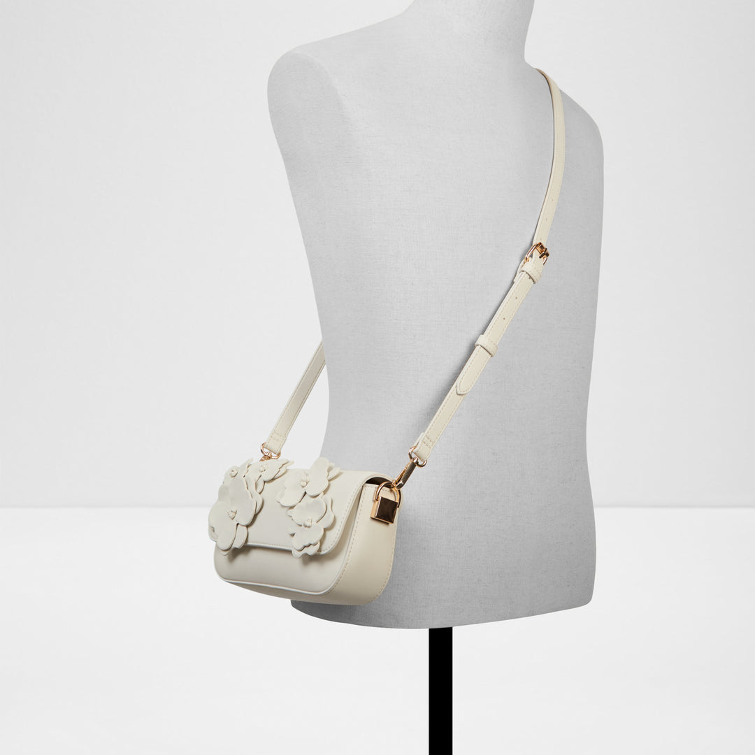 Mala de ombro em branco - DAISYBOUQUET