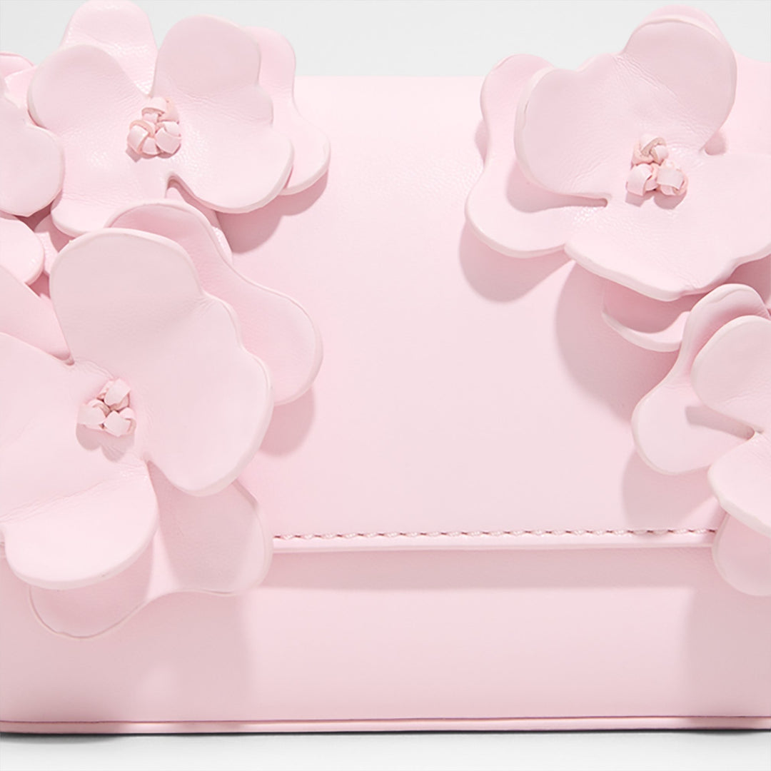 Mala de ombro em rosa - DAISYBOUQUET