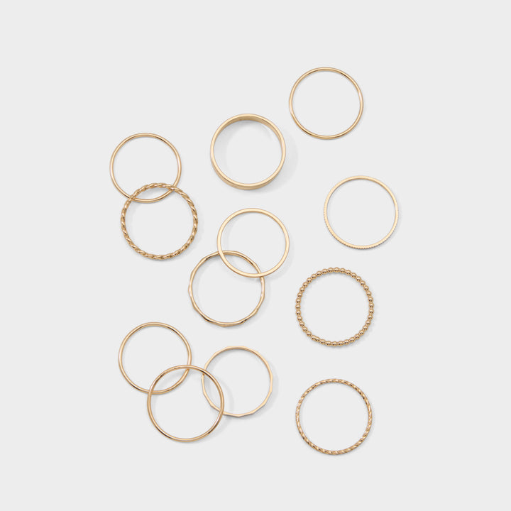 Anéis em dourado - DARCEN