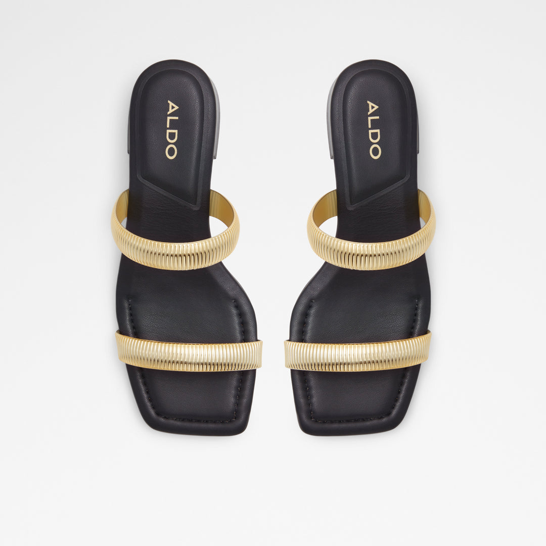 Sandálias rasas em preto - DEVOBARAEN